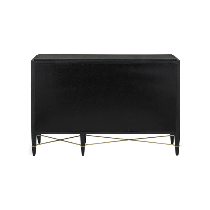 Verona Black Three-Drawer Chest