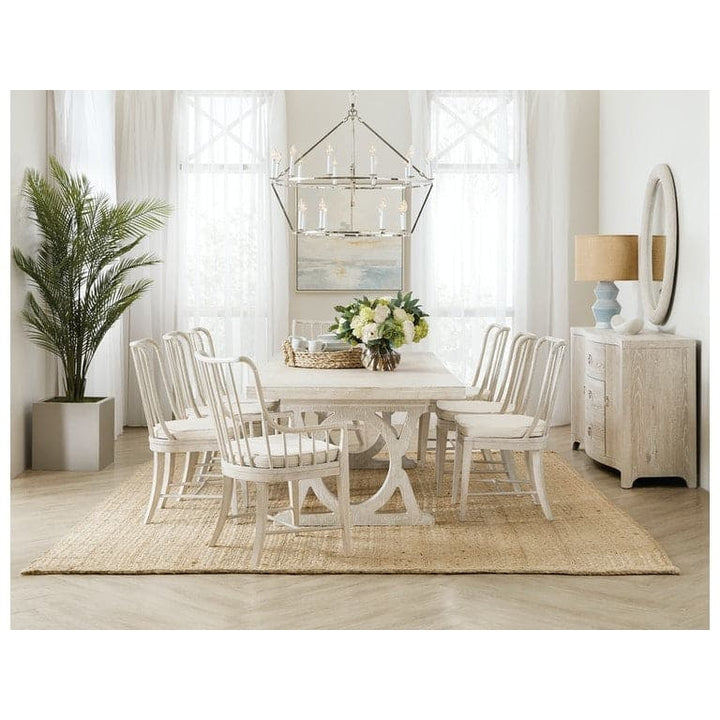Topsail Rectangle Dining Table w/2-18in Leaves-Hooker-HOOKER-6350-75207-80-Dining Tables-2-France and Son