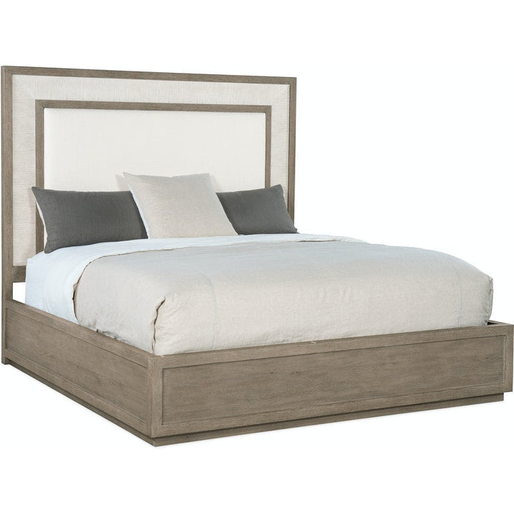 Serenity Rookery King Upholstered Panel Bed-Hooker-HOOKER-6350-90266-95-BedsKing Upholstered Panel Bed-1-France and Son