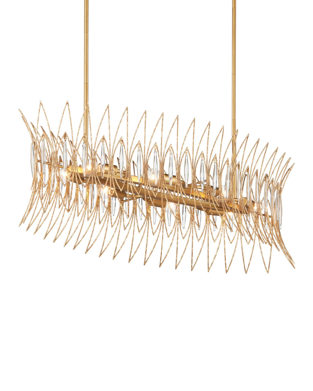 Chandeliers Marquise Oval Gold Chandelier