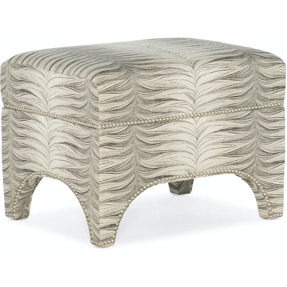 Allura Ottoman-Hooker Furniture Custom-HFC-6418-Stools & Ottomans-1-France and Son