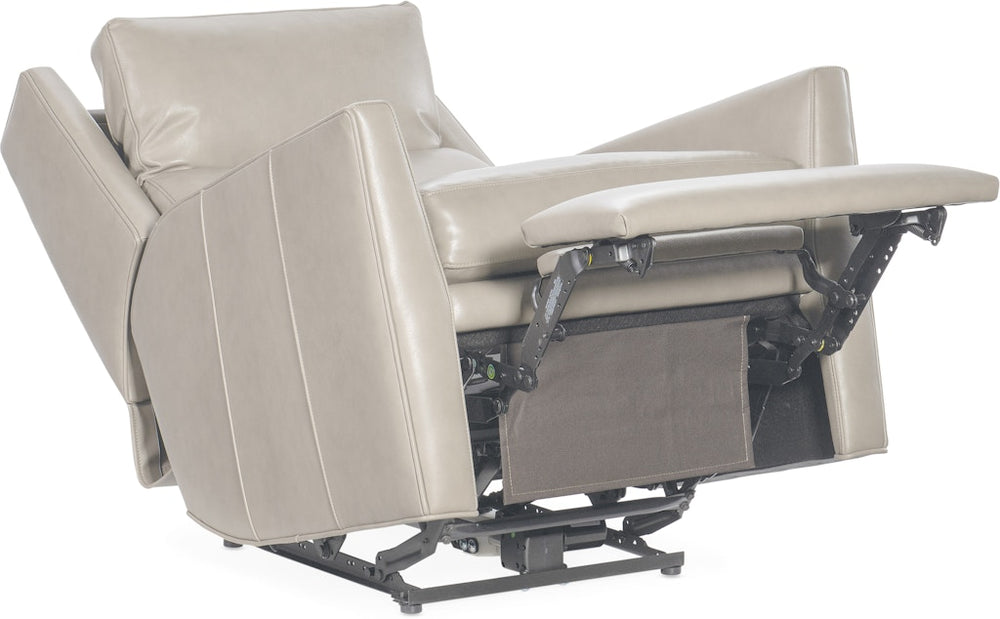 Sky Zero Gravity Recliner with Power Headrest In Bleach White Leather-Bradington Young-STOCK-BradingtonYoung-6450ZG-PH-Lounge Chairs-2-France and Son