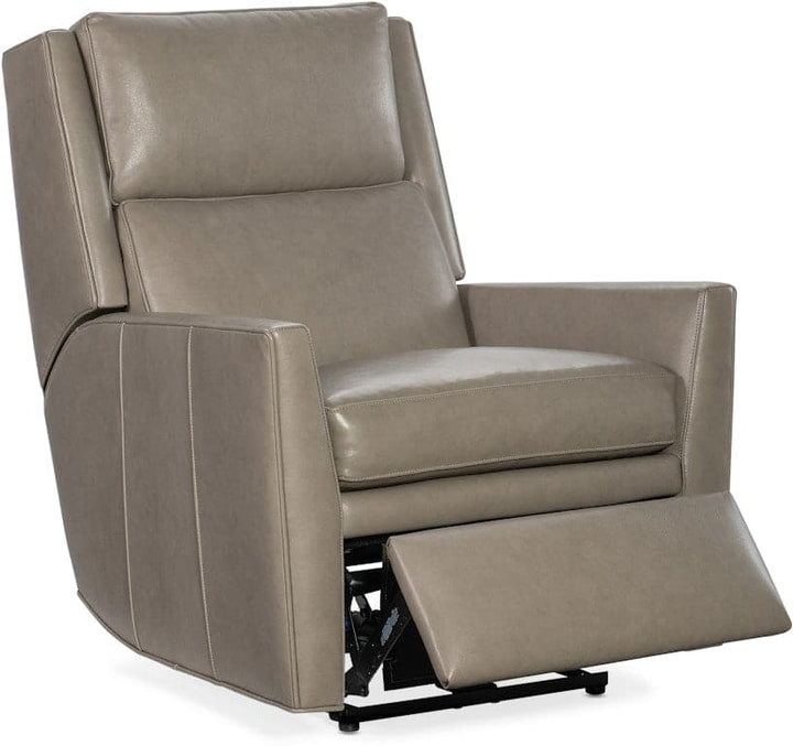 Sky Zero Gravity Recliner with Power Headrest In Bleach White Leather-Bradington Young-STOCK-BradingtonYoung-6450ZG-PH-Lounge Chairs-3-France and Son