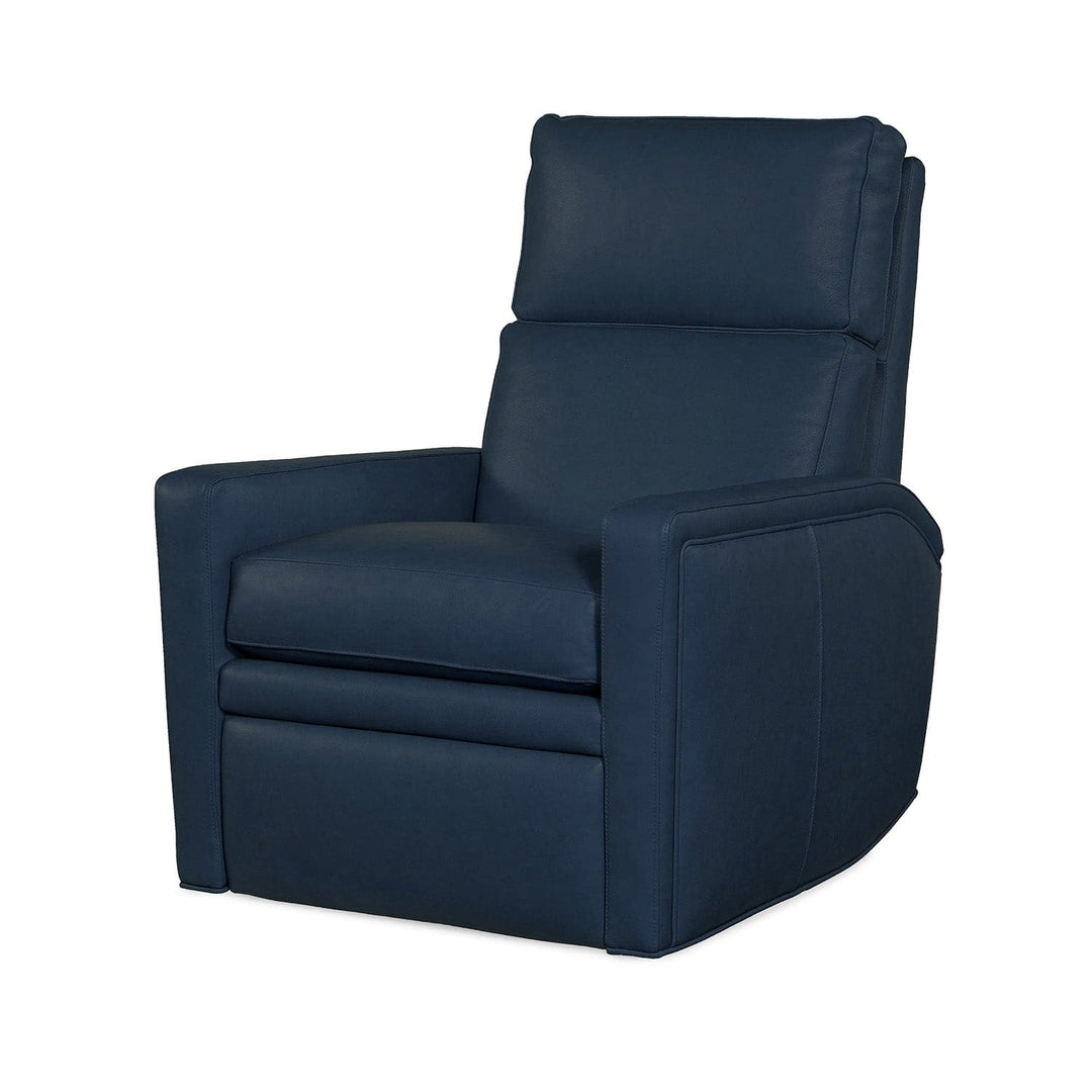 Celeste Zero Gravity Recliner in Navy Top Grain Leather