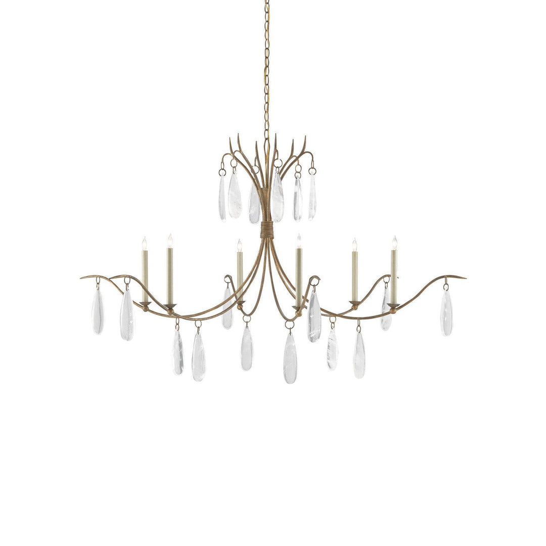 Marshallia Large Gold Chandelier