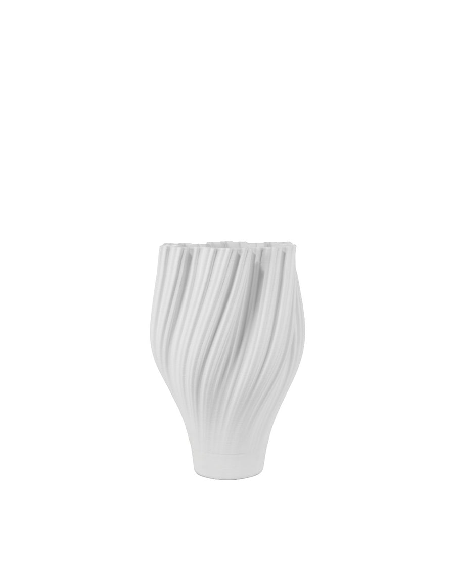 Vases Whorl Large White Vase