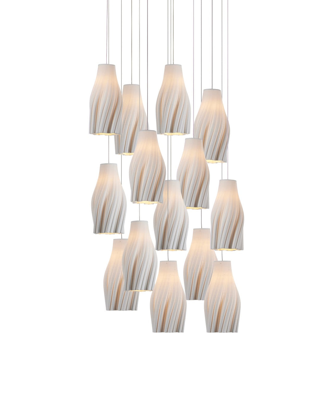 Pendants:Multi Posh 15-Light Round Multi-Drop Pendant