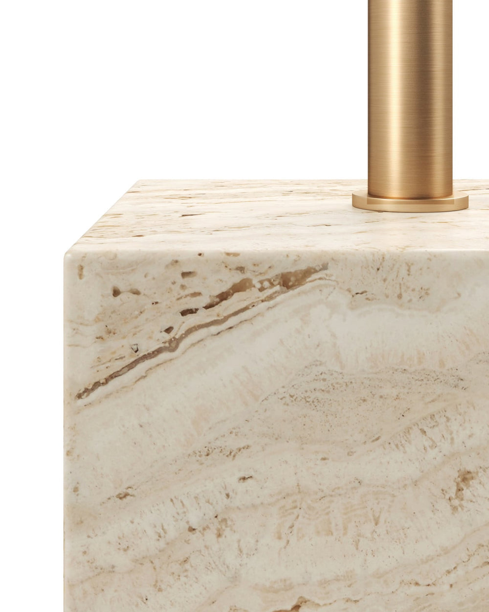 Side Tables Prado Travertine Drinks Table