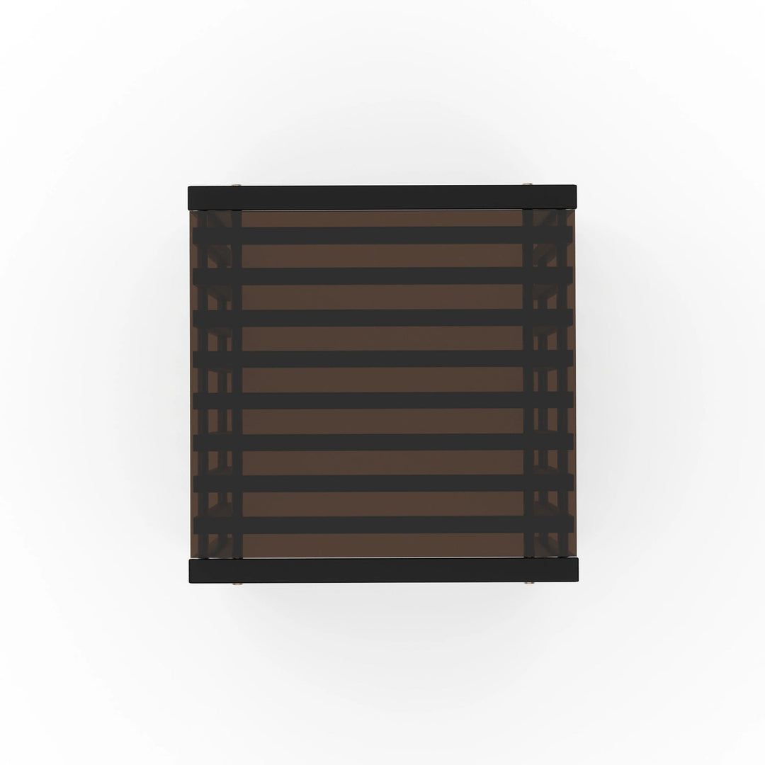 PINSTRIPE DARK END TABLE - image 4