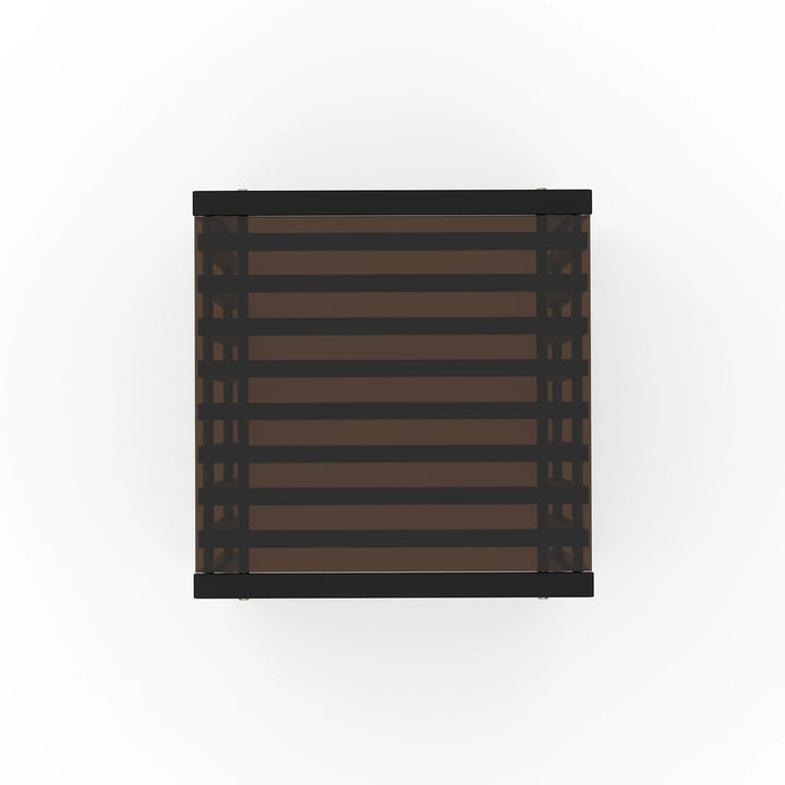 PINSTRIPE DARK END TABLE - image 4