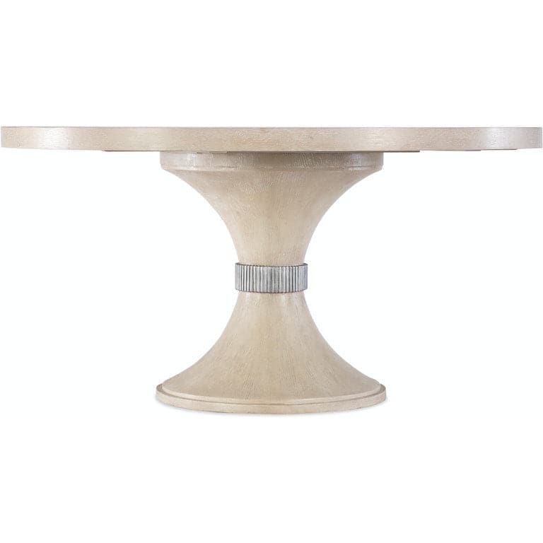 Nouveau Chic Round Pedestal Dining Table-Hooker-HOOKER-6500-75203-80-Dining Tables-1-France and Son