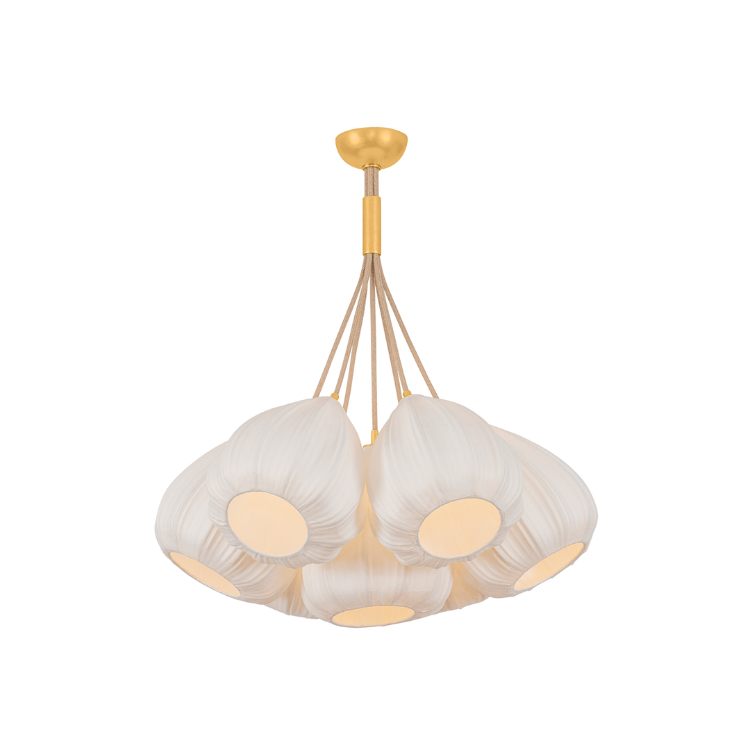 Livonia Chandelier - Vintage Gold Leaf