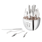 MOOD Silver-Plated 24-Piece Flatware Set