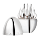 Flatware Set for 6 People (24 Pieces) Dubaï MOOD Skyline Sil, MOOD Skyline