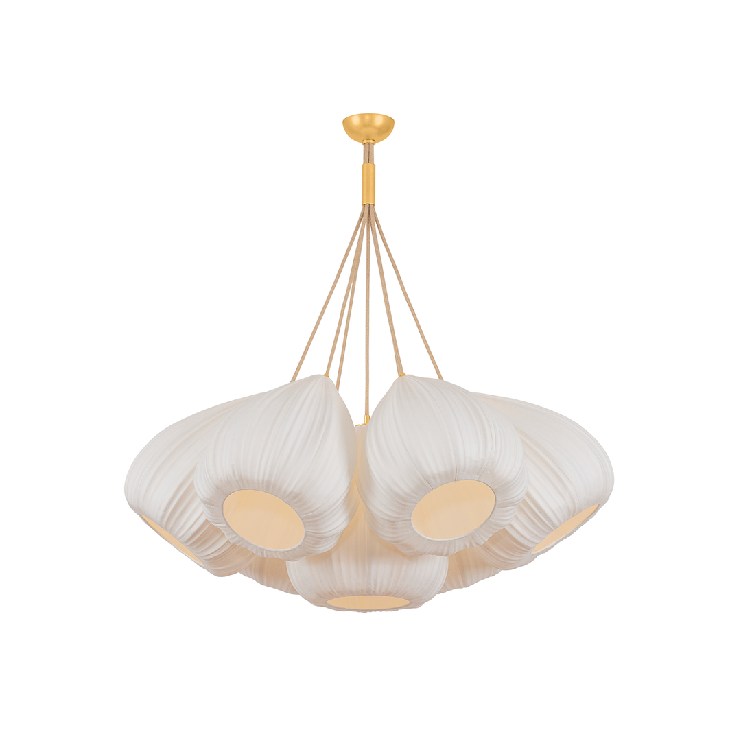 Livonia Chandelier - Vintage Gold Leaf