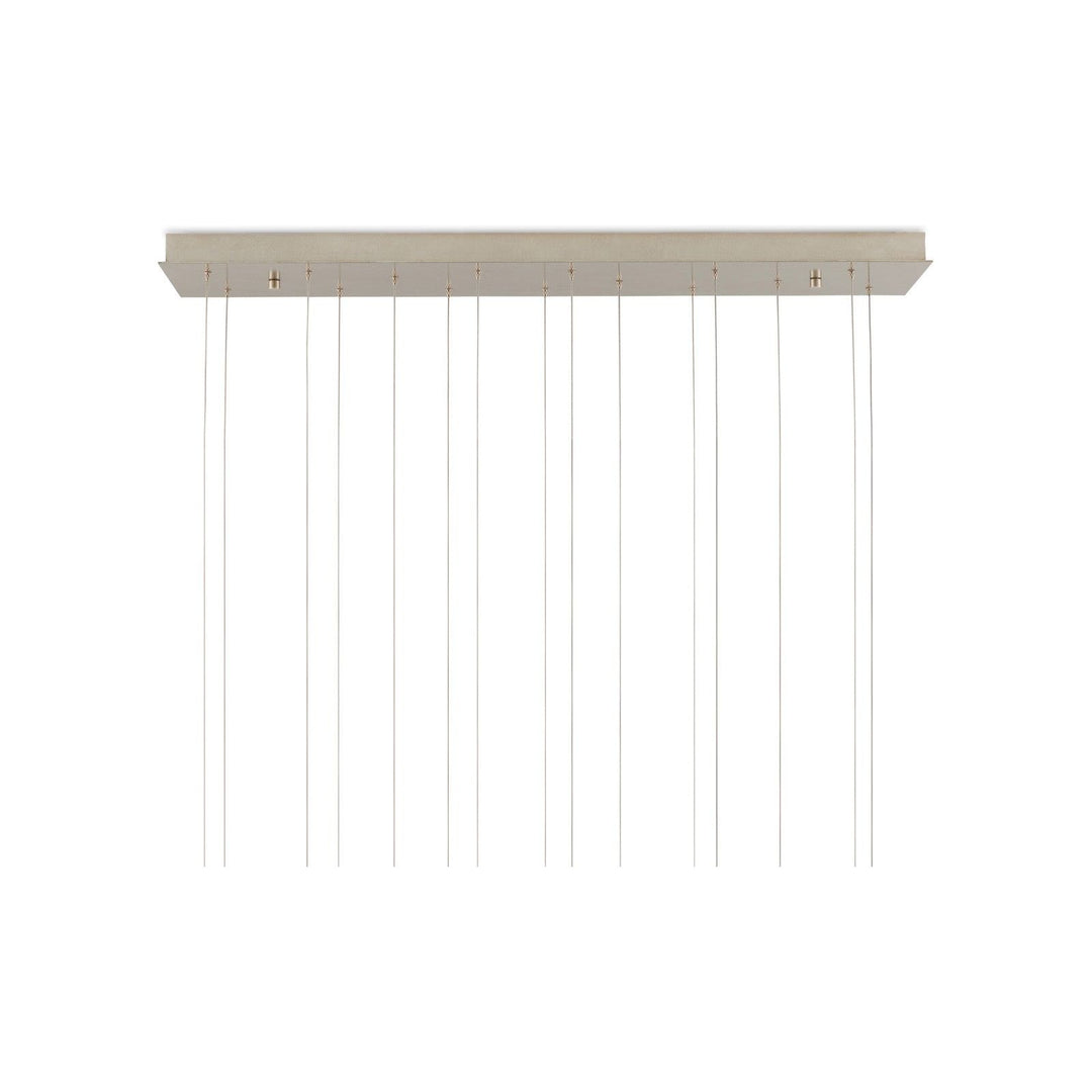 Virtu 15-Light Linear Multi-Drop Pendant