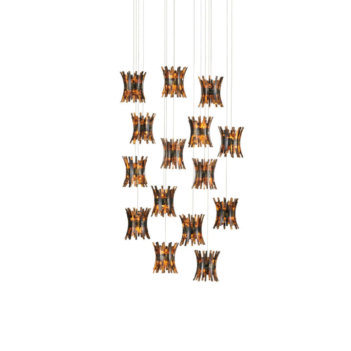 Alsop 15-Light Round Multi-Drop Pendant