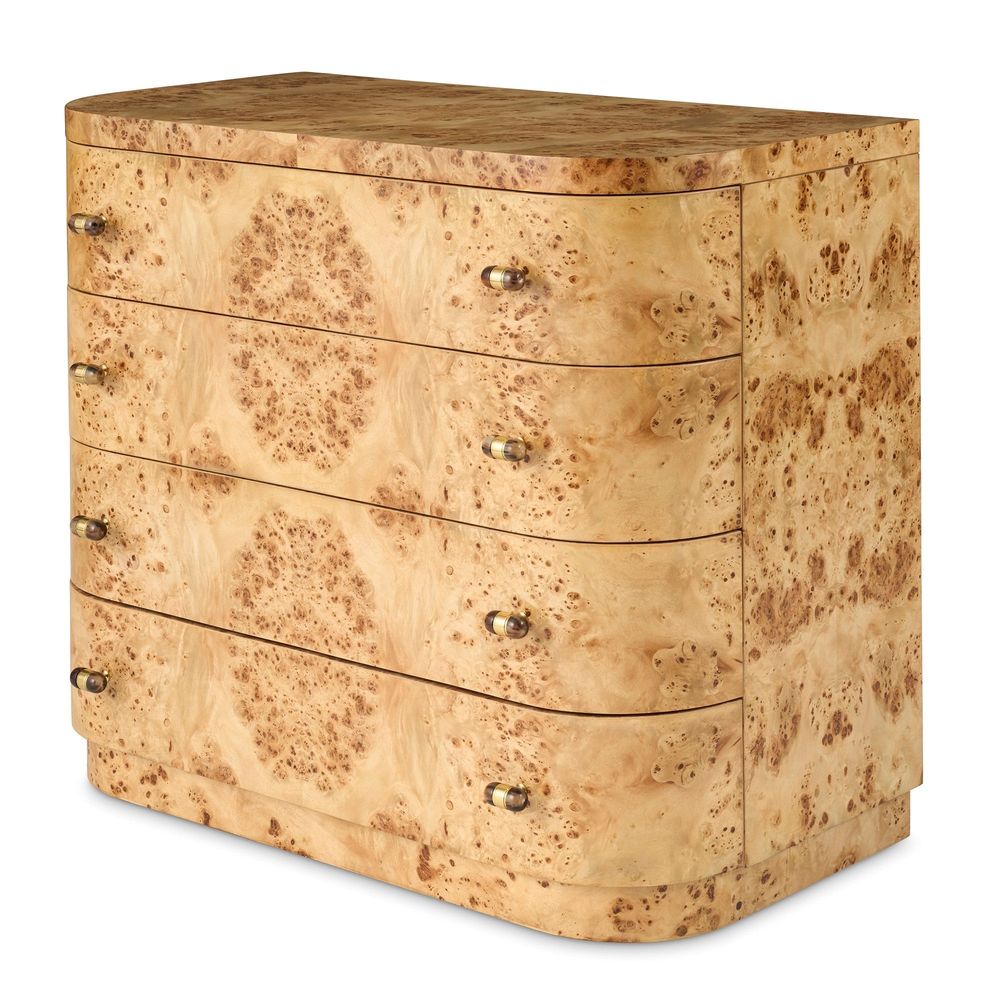 Dressers & Chests Albany Burl Bowfront Chest