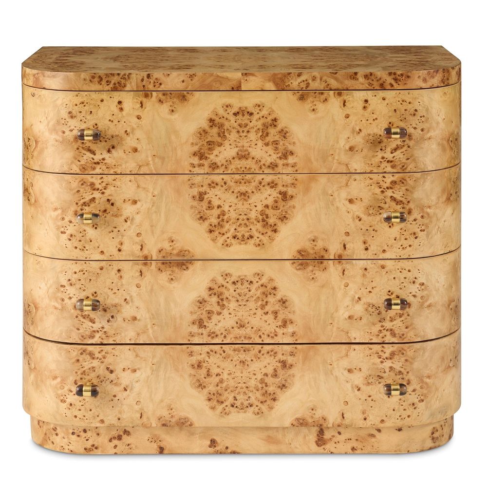 Dressers & Chests Albany Burl Bowfront Chest