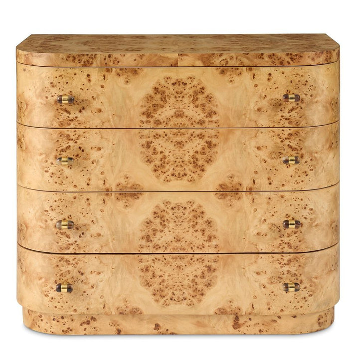 Dressers & Chests Albany Burl Bowfront Chest