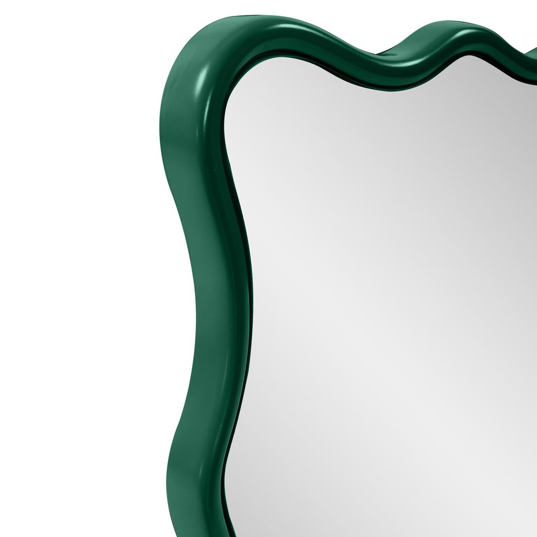 The Maya Rectangular Waved Edge Mirror-The Howard Elliott Collection-HOWARD-66065W-MirrorsWhite-15-France and Son