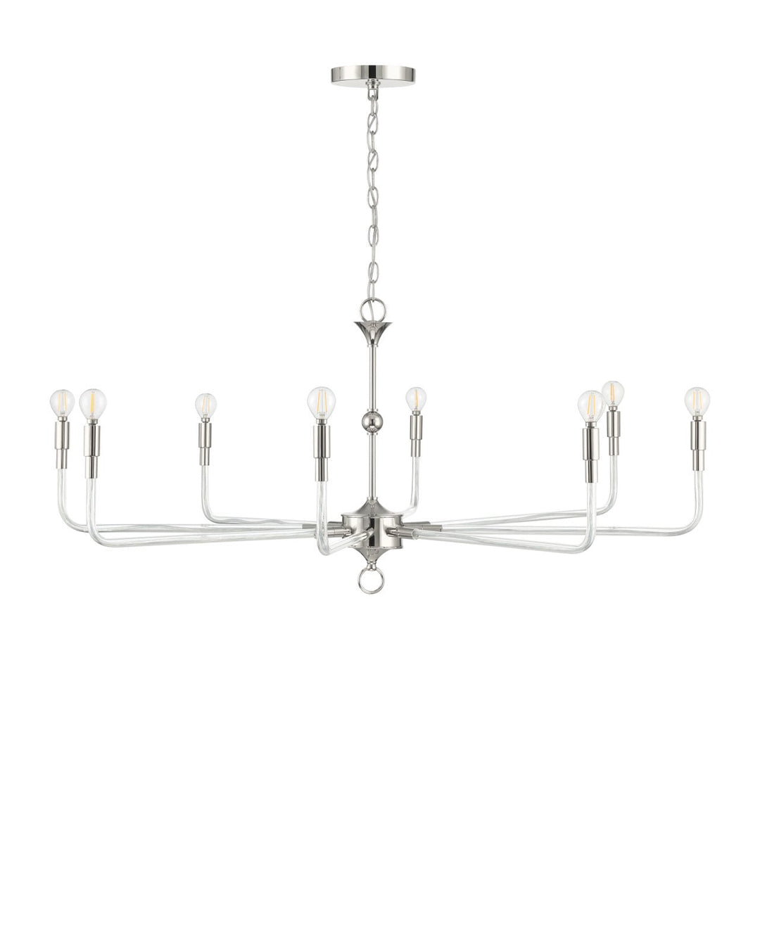 Chandeliers Nantucket Nickel Chandelier