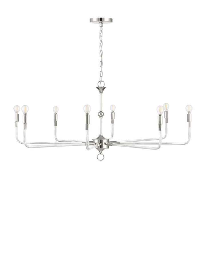 Chandeliers Nantucket Nickel Chandelier