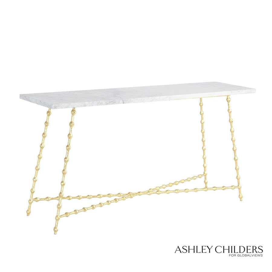 Elder Console-Global Views-GVSA-ASH9.90076-Console TablesGold Leaf-1-France and Son