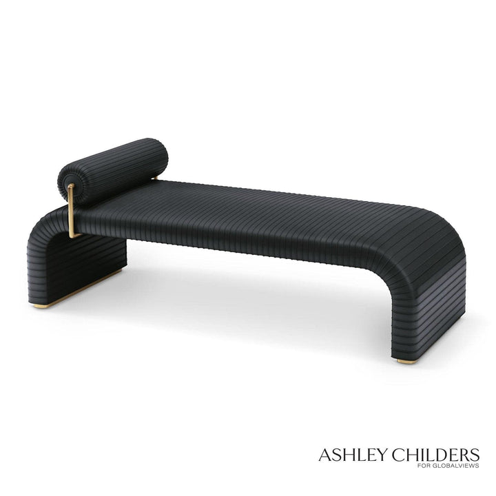 Cade Daybed-Global Views-GVSA-ASH2034-DaybedsGraphite Leather-4-France and Son