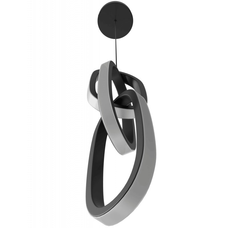 Circa Collection Black Looping Pendant Black INTEGRATED  LED