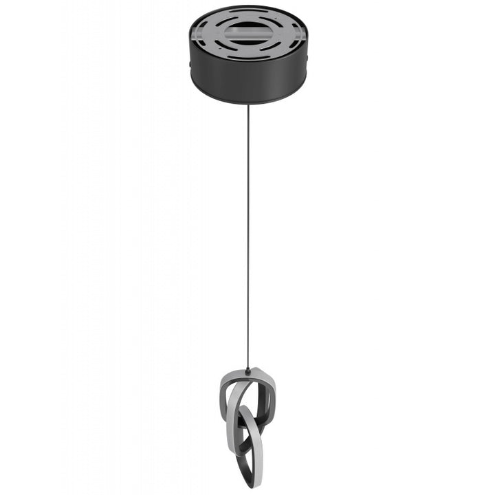 Circa Collection Black Looping Pendant Black INTEGRATED  LED