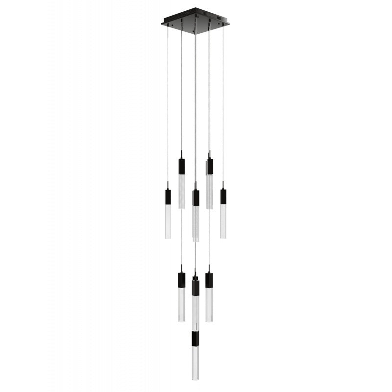 The Original Glacier Snow Avenue Collection Dark Bronze 13 Light Pendant Fixture Bronze 13