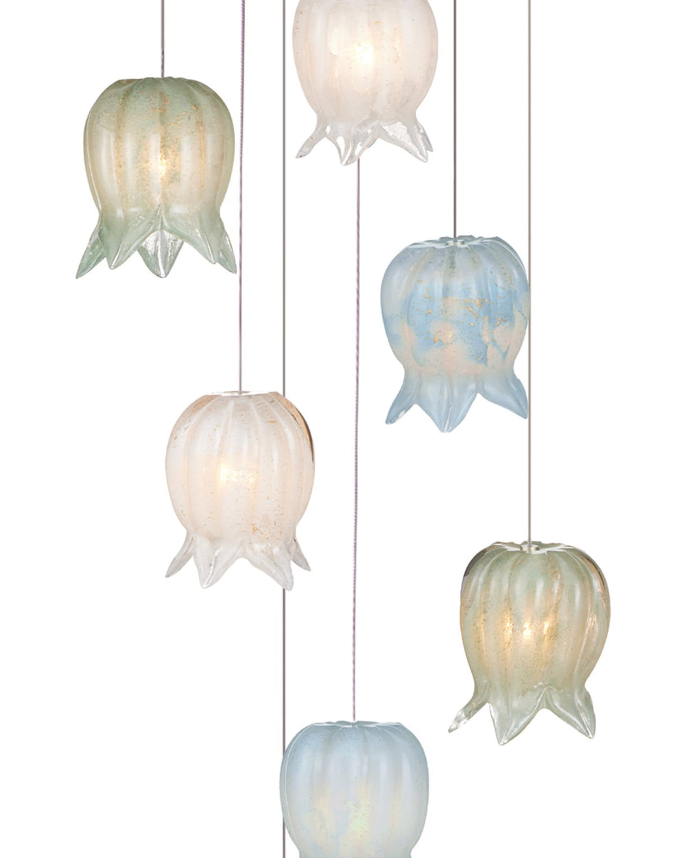 Pendants:Multi Polpo Misto 7-Light Round Multi-Drop Pendant