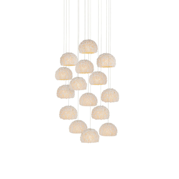 Virtu 15-Light Round Multi-Drop Pendant