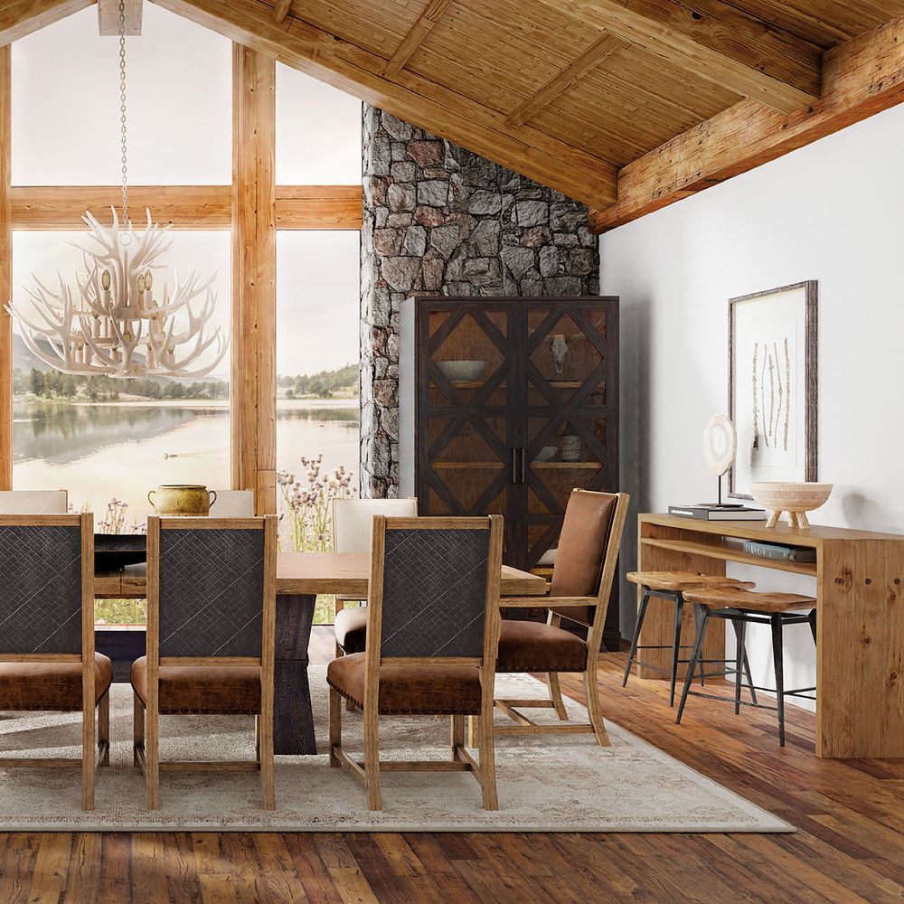 Cabinets & Curios Montana Display Cabinet - Black - Glass Wood