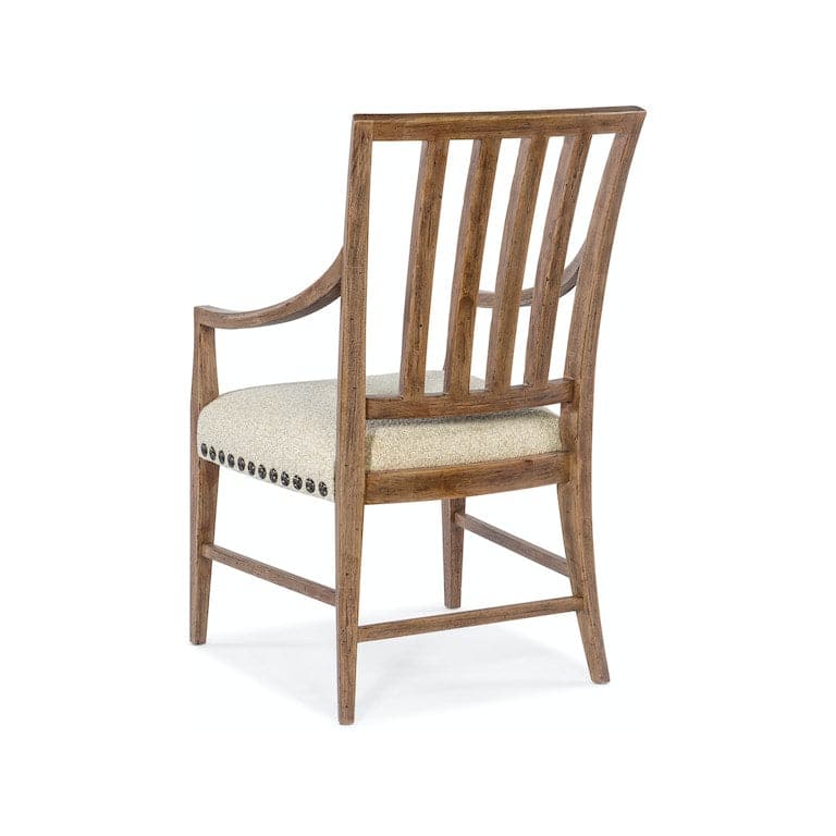 Big Sky Arm Chair - 2 per carton/price ea-Hooker-HOOKER-6700-75400-80-Dining ChairsVintage Natural-2-France and Son