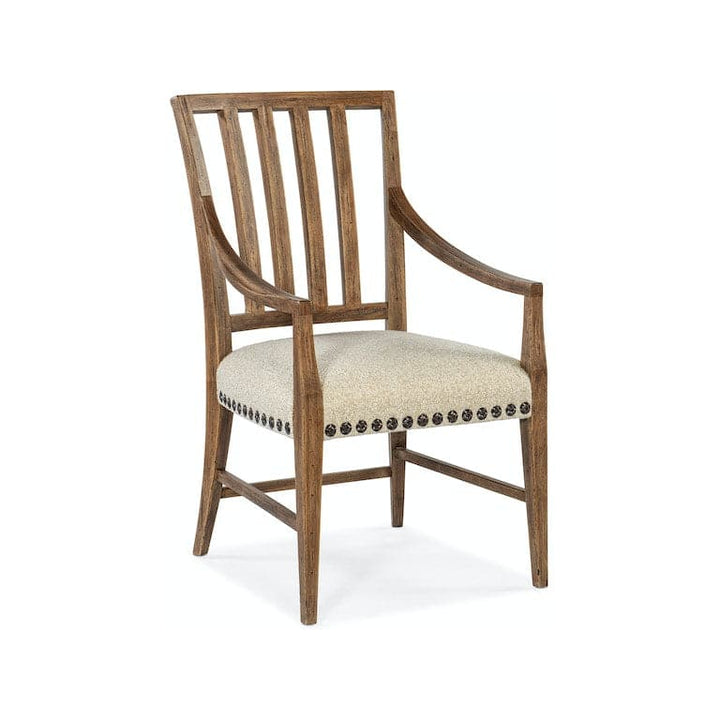 Big Sky Arm Chair - 2 per carton/price ea-Hooker-HOOKER-6700-75400-80-Dining ChairsVintage Natural-1-France and Son