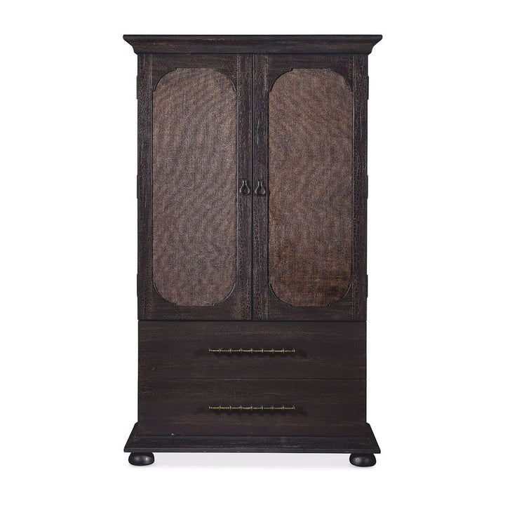 Armoires & Wardrobes Montana Small Wardrobe - Black - Wood