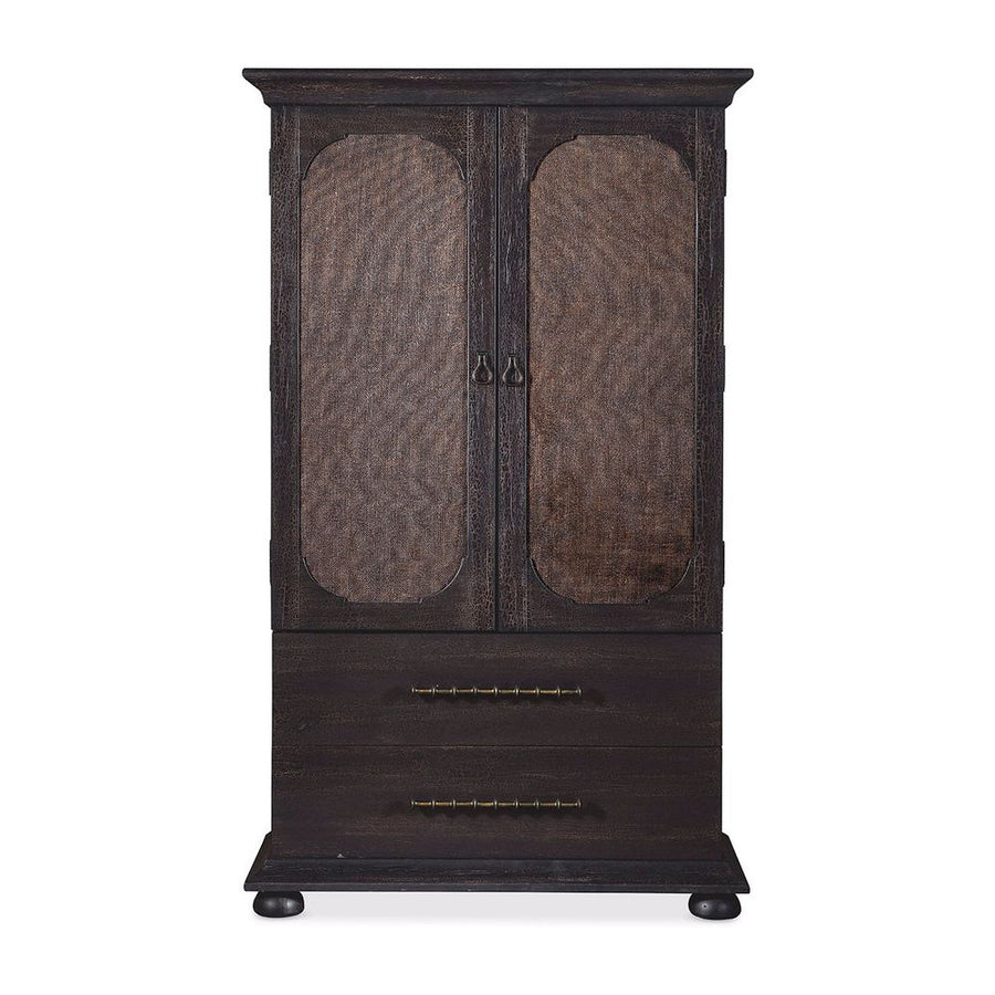 Armoires & Wardrobes Montana Small Wardrobe - Black - Wood