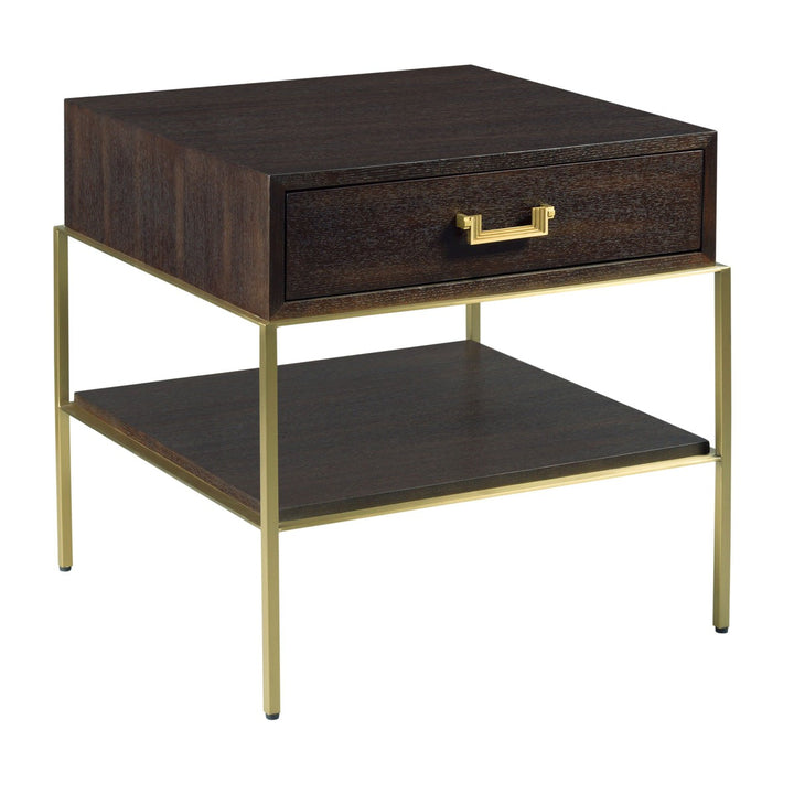 Libby Langdon Gibson End Table - Dark Sable - Quartered Ash Solids