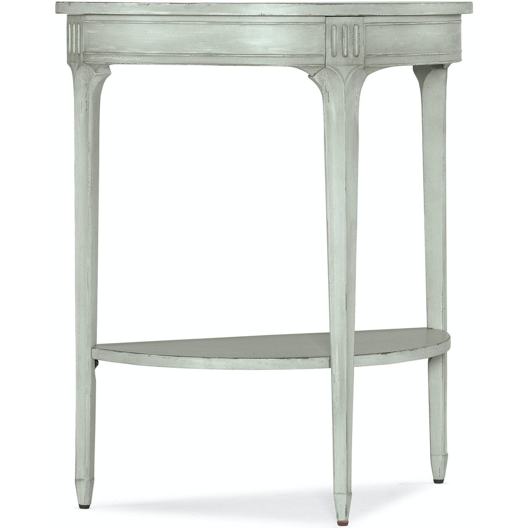 Charleston Demilune Accent Table-Hooker-HOOKER-6750-50003-40-Side TablesHaint Blue-3-France and Son