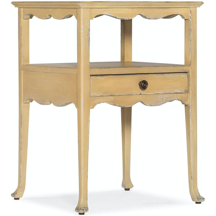 Charleston One-Drawer Accent Table - 18"-Hooker-HOOKER-6750-50005-12-Side TablesYellow Ochre-4-France and Son