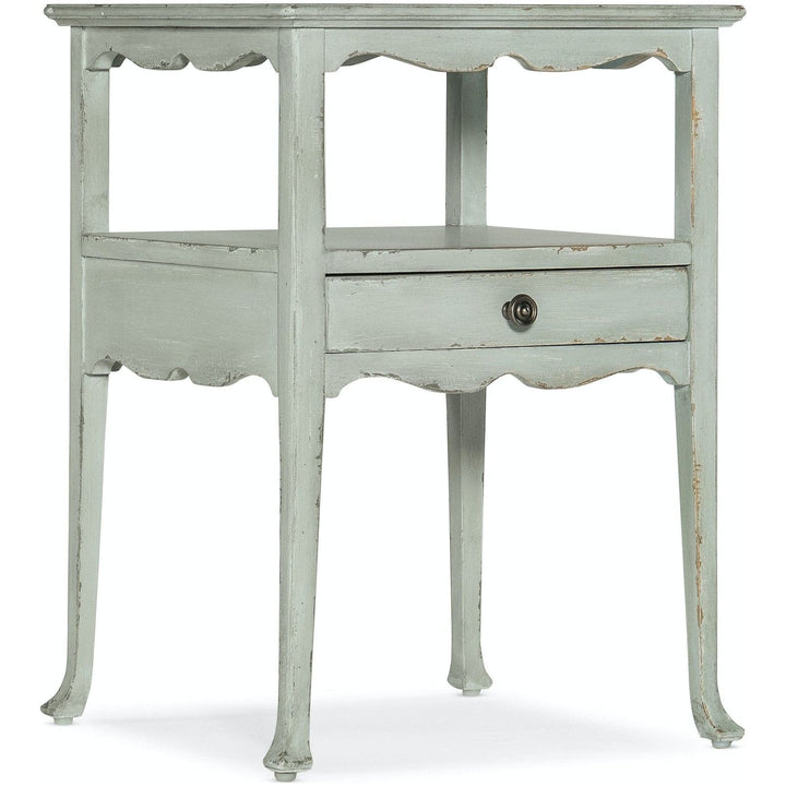 Charleston One-Drawer Accent Table - 18"-Hooker-HOOKER-6750-50005-40-Side TablesHaint Blue-6-France and Son