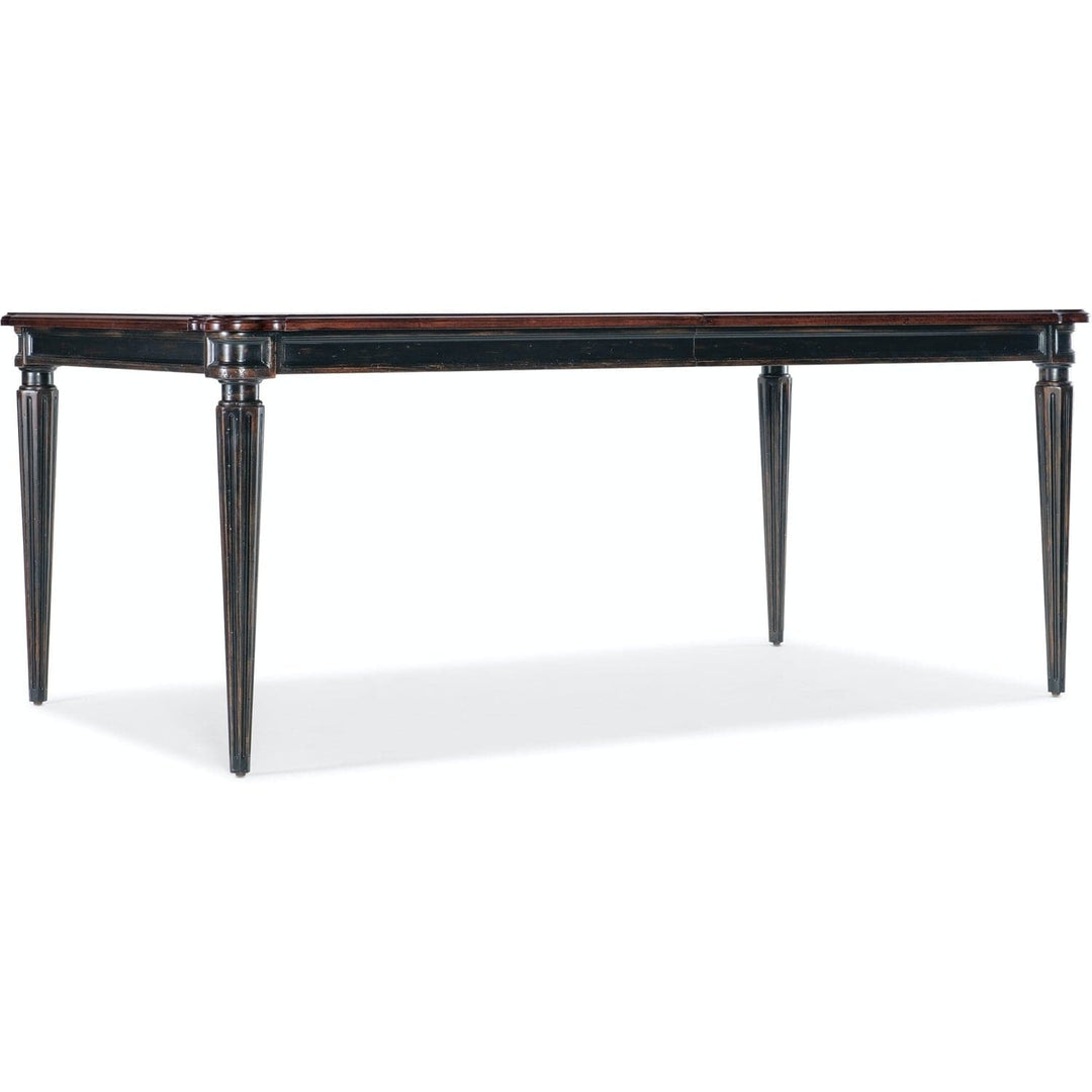 Charleston Rectangle Leg Dining Table w-2-22in leaves-Hooker-HOOKER-6750-75200-00-Dining Tables-1-France and Son