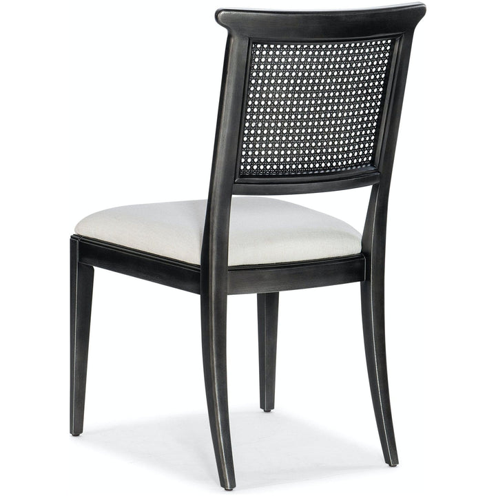 Charleston Upholstered Seat Side Chair-2 per carton/price ea-Hooker-HOOKER-6750-75410-05-Dining ChairsMagnolia White-6-France and Son