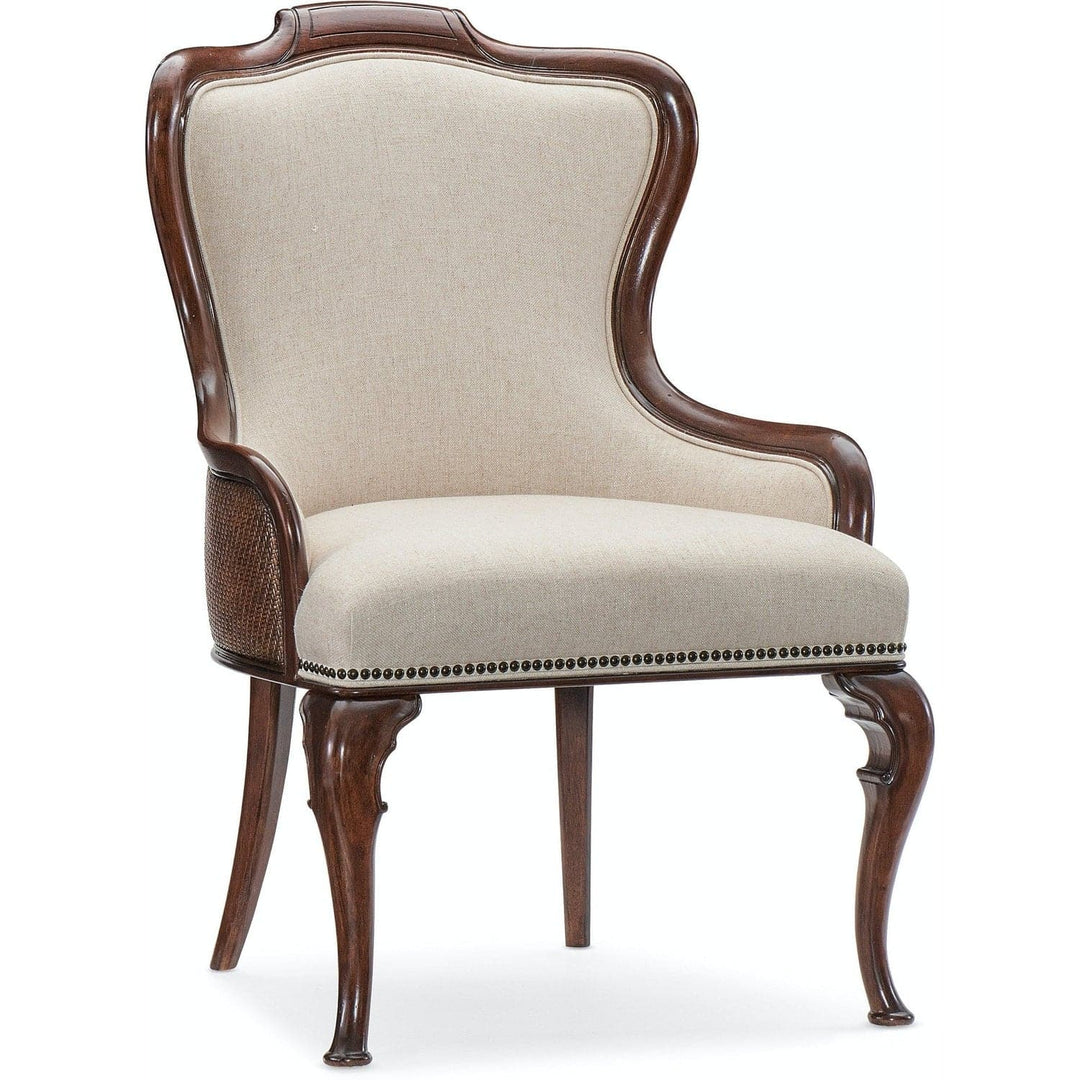 Charleston Upholstered Arm Chair-Hooker-HOOKER-6750-75600-85-Dining Chairs-1-France and Son