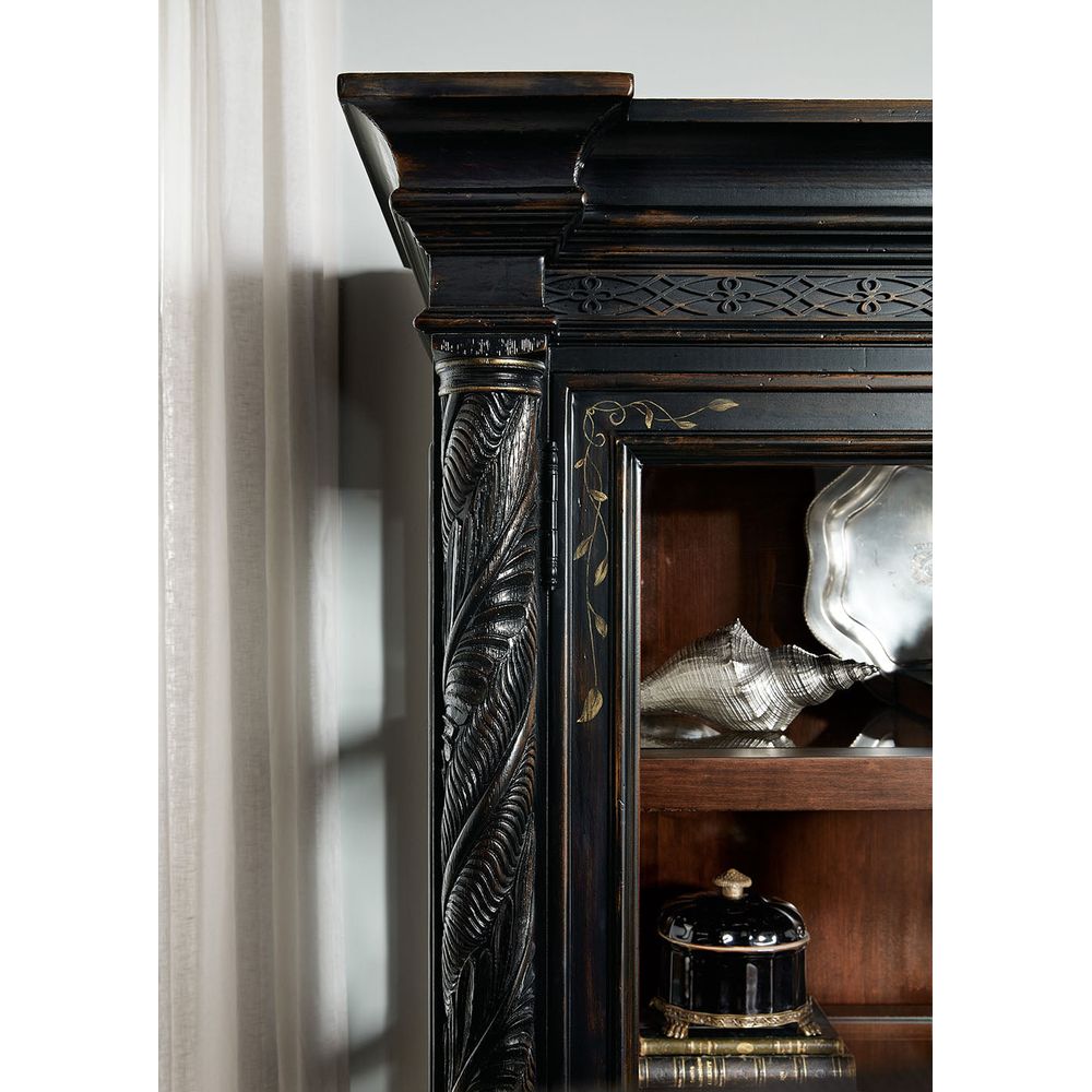 Cabinets & Curios Hampton Display Cabinet - Black Brown
