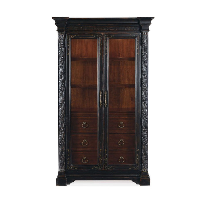Cabinets & Curios Hampton Display Cabinet - Black Brown