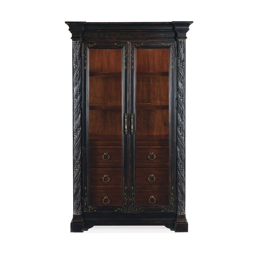 Cabinets & Curios Hampton Display Cabinet - Black Brown