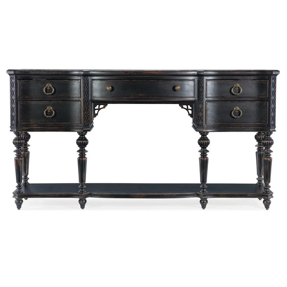 Sideboards & Credenzas Hampton Five-Drawer Server - Black - Metal Wood